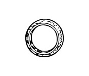 Těsnění, výfuková trubka WALKER 86121