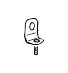 Drzak, vyfukovy system WALKER 86193