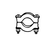 Upínač, výfukový systém WALKER 86212