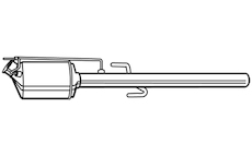 Filtr pevnych castic, vyfukovy system WALKER 93090