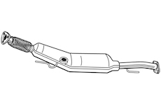 Filtr pevnych castic, vyfukovy system WALKER 93174