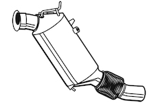 Filtr pevnych castic, vyfukovy system WALKER 93190
