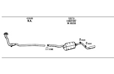 Výfukový systém WALKER AB10004
