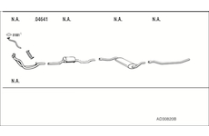 Výfukový systém WALKER AD30820B