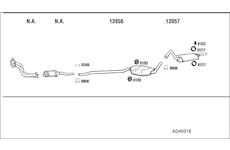 Výfukový systém WALKER AD40318