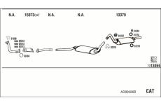 Výfukový systém WALKER AD80026B