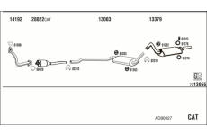 Výfukový systém WALKER AD80027