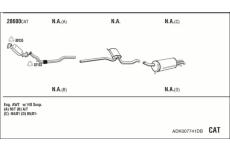 Výfukový systém WALKER ADK007741DB