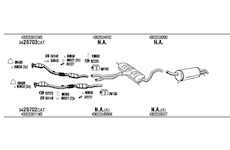 Výfukový systém WALKER ADK008316CB