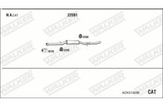 Výfukový systém WALKER ADK015898