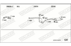 Výfukový systém WALKER ADK018225