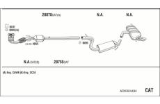 Výfukový systém WALKER ADK024494