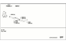 Výfukový systém WALKER ADK030002D