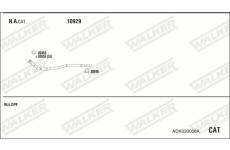 Výfukový systém WALKER ADK030006A
