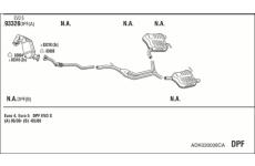 Výfukový systém WALKER ADK030008CA