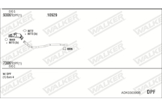 Výfukový systém WALKER ADK030390B