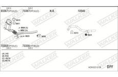 Výfukový systém WALKER ADK031318
