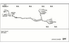 Výfukový systém WALKER ADK031334BB