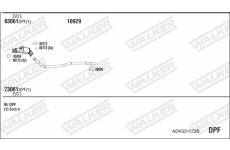 Výfukový systém WALKER ADK031572B