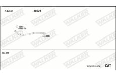 Výfukový systém WALKER ADK031956A