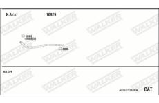 Výfukový systém WALKER ADK033408A