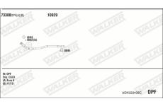 Výfukový systém WALKER ADK033408C