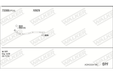 Výfukový systém WALKER ADK033418C