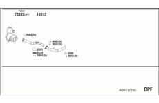 Výfukový systém WALKER ADK117763