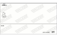 Výfukový systém WALKER ADK124859B