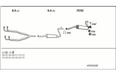 Výfukový systém WALKER AR20205B