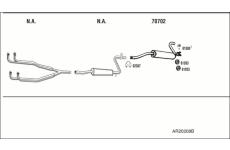 Výfukový systém WALKER AR20208B