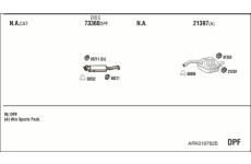 Výfukový systém WALKER ARK019782B
