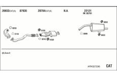 Výfukový systém WALKER ARK027296