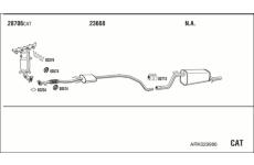 Výfukový systém WALKER ARK029986
