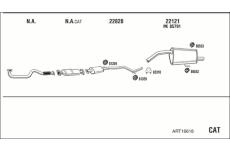 Výfukový systém WALKER ART16618