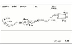 Výfukový systém WALKER ART18205