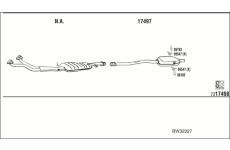 Výfukový systém WALKER BW32027