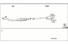 Výfukový systém WALKER BW32309