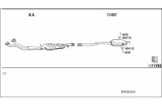 Výfukový systém WALKER BW32310