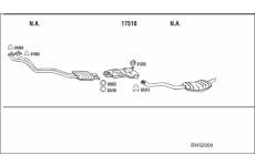 Výfukový systém WALKER BW52009