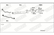Výfukový systém WALKER BW62803