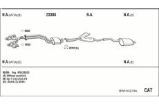 Výfukový systém WALKER BWH15273A