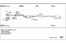 Výfukový systém WALKER BWH15273C
