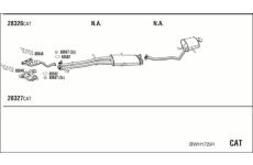 Výfukový systém WALKER BWH17291