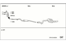 Výfukový systém WALKER BWH34989A