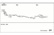 Výfukový systém WALKER BWH34990BA