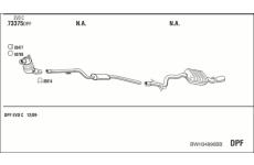 Výfukový systém WALKER BWH34990BB