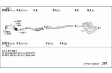 Výfukový systém WALKER BWK011884BA