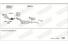 Výfukový systém WALKER BWK015268A