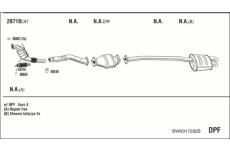 Výfukový systém WALKER BWK017292B